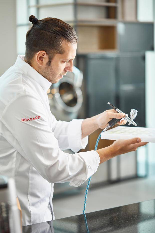 Chef Panos in action