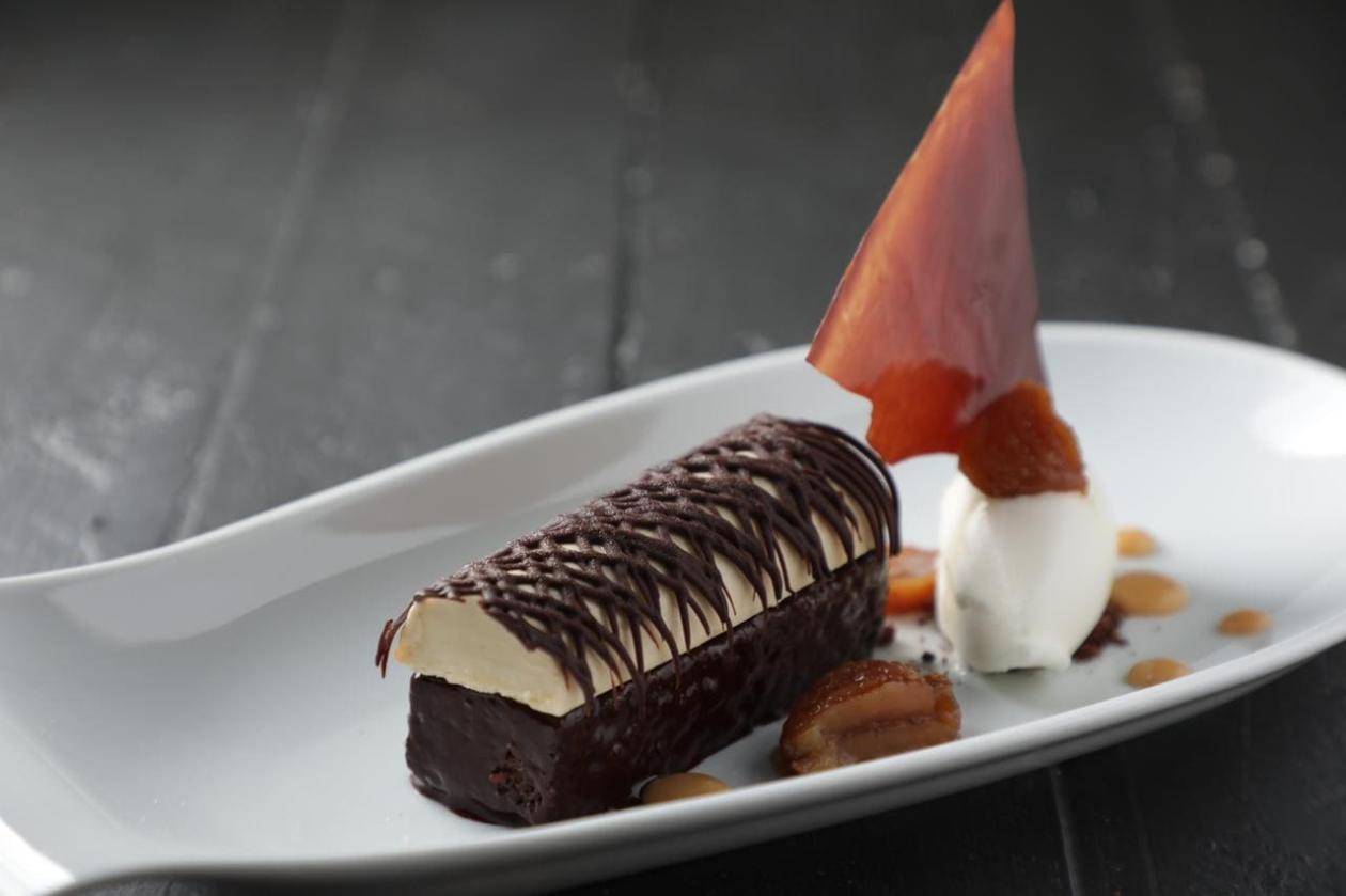 Parfait de Doce de Leite com Chocolate